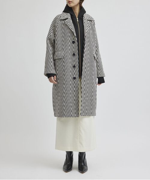 ROPE' / ロペ ノーカラージャケット | 【COOHEM】HERRINGBONE TWEED COAT | 詳細5