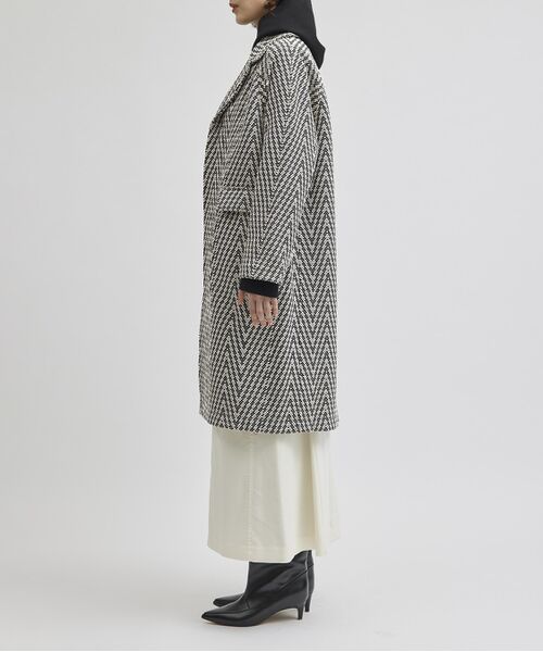 ROPE' / ロペ ノーカラージャケット | 【COOHEM】HERRINGBONE TWEED COAT | 詳細6