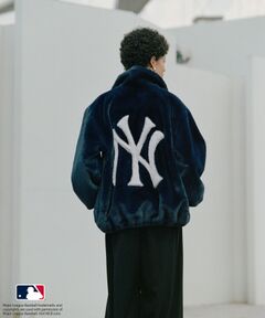 【MLB COLLECTION BY JUN】フェイクファーブルゾン