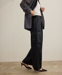 レディース カーゴパンツ（条件：ブラック系）| ファッション