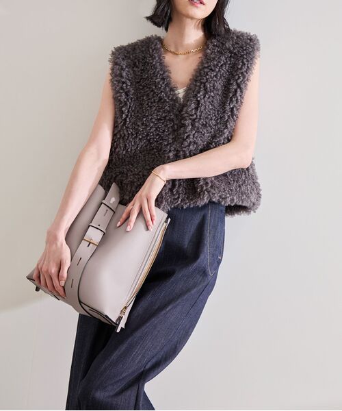 ショルダーバッグ・ポシェット [VAN ROHE] RENAI shoulder Medium bag E'POR】Y BAG Shoulder Medium【軽量】【25AW】 （ショルダー