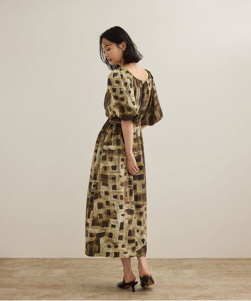 【関税込/国内発】☆λRalph Laurenジオメトリックワンピース ジオメトリックワンピース （LOULOU WILLOUGHBY】ジオメトリック