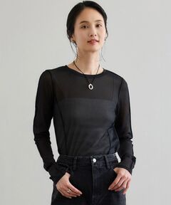 【洗える】ウォッシャブルシルク 総針ボーダープルオーバー ROPE'｜【洗える】ウォッシャブルシルク 総針ボーダープル