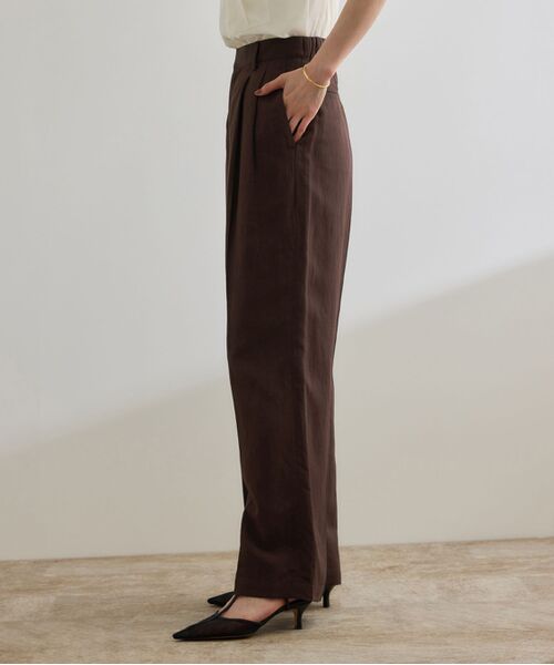 【robine】20s〜30s　アンティークリネンパンツ A part by パンツ レーヨンリネンパンツ レディース : ZOZOTOWN