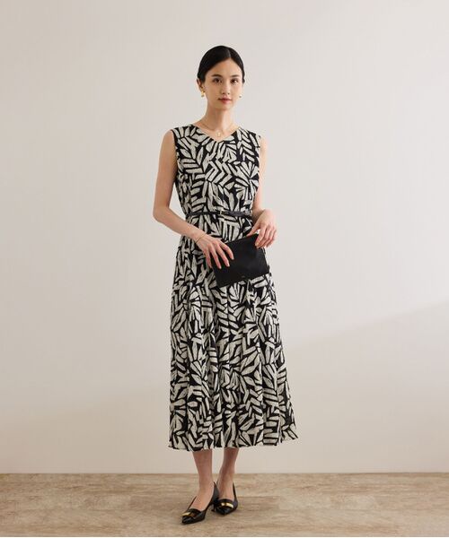◆DUNDROP◆ペインテッドシアーワンピース◆ DEVEAUX（デヴォー）】Aラインフレアワンピース/洗える