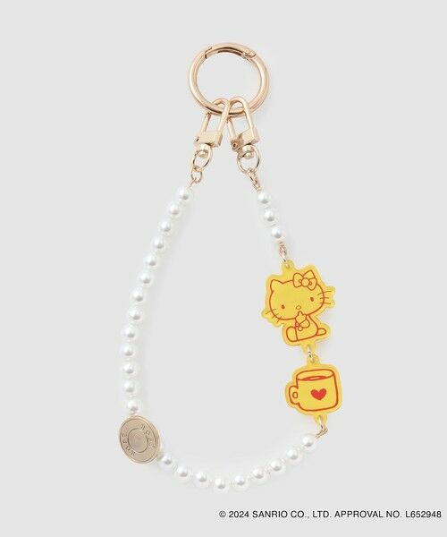 ROPE'/ロペ 【一部店舗限定】HELLO KITTY チャーム付きストラップ(マグカップ) オフホワイト(15) F ROPE'/ロペ 【一部店舗限定】HELLO KITTY チャーム付きストラップ(マグカップ) オフホワイト(15) F