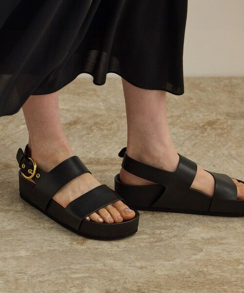 ROPE' / ロペ サンダル | スプリットレザーフットベッドサンダル | 詳細1