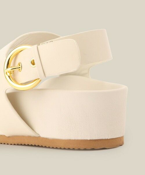 ROPE' / ロペ サンダル | スプリットレザーフットベッドサンダル | 詳細11