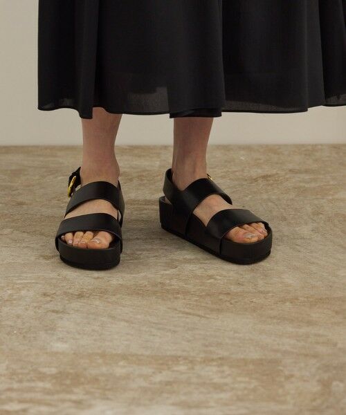 ROPE' / ロペ サンダル | スプリットレザーフットベッドサンダル | 詳細2