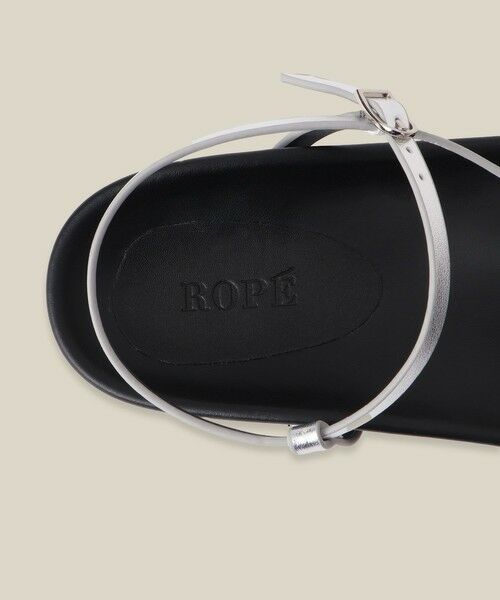 ROPE' / ロペ サンダル | スプリットレザーナローベルトサンダル | 詳細10