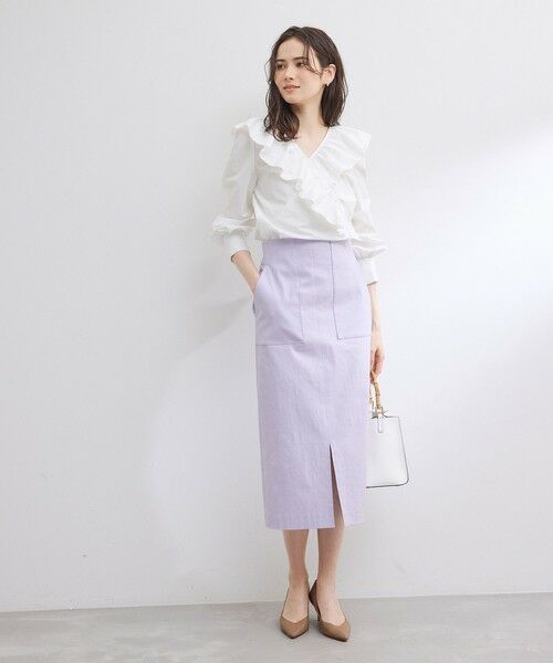 ROPE' / ロペ ミニ・ひざ丈スカート | 定番ポケット付きタイトスカート | 詳細26