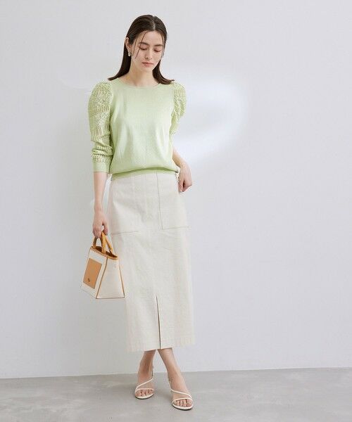 ROPE' / ロペ ミニ・ひざ丈スカート | 定番ポケット付きタイトスカート | 詳細3