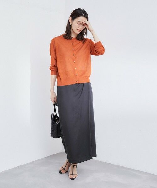 ROPE' / ロペ ミニ・ひざ丈スカート | TENラップ風タックスカート | 詳細18