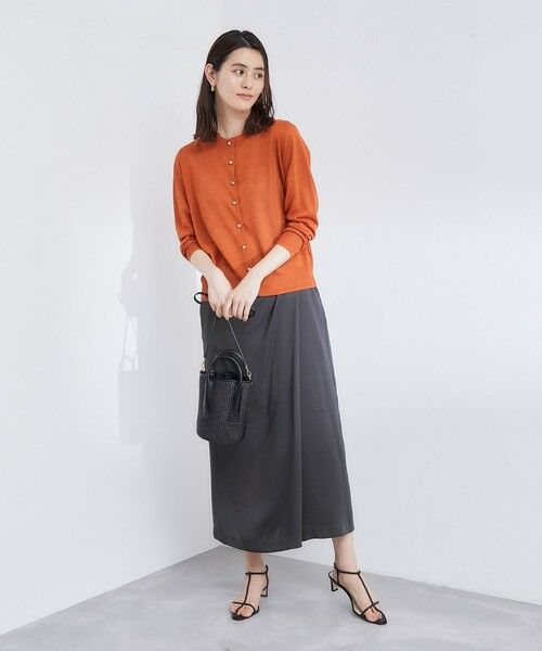 ROPE' / ロペ ミニ・ひざ丈スカート | TENラップ風タックスカート | 詳細5