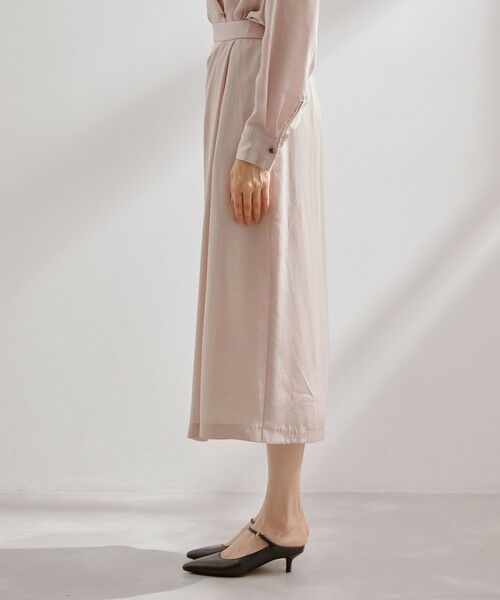 ROPE' / ロペ ミニ・ひざ丈スカート | TENラップ風タックスカート | 詳細8