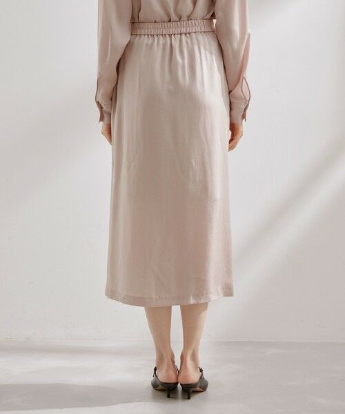 ROPE' / ロペ ミニ・ひざ丈スカート | TENラップ風タックスカート | 詳細9