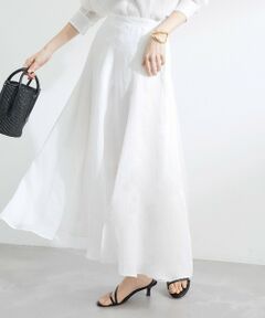 ROPE' / ロペ ミニ・ひざ丈スカート | ラミーサーキュラースリットスカート