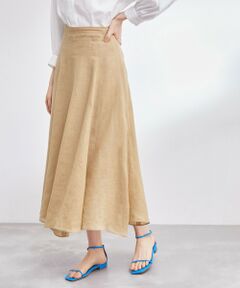 ROPE' / ロペ ミニ・ひざ丈スカート | ラミーサーキュラースリットスカート