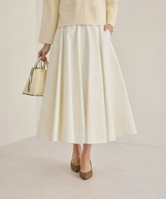 ROPE' / ロペ ミニ・ひざ丈スカート | ドライコットンフォルムフレアスカート