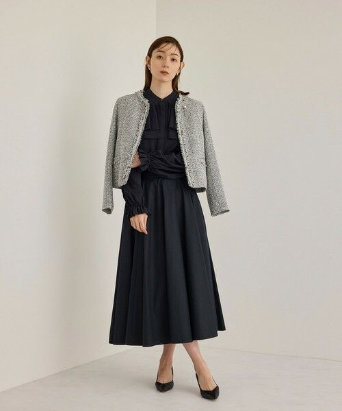 ROPE' / ロペ ミニ・ひざ丈スカート | ドライコットンフォルムフレアスカート | 詳細5