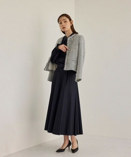 ROPE' / ロペ ミニ・ひざ丈スカート | ドライコットンフォルムフレアスカート | 詳細6