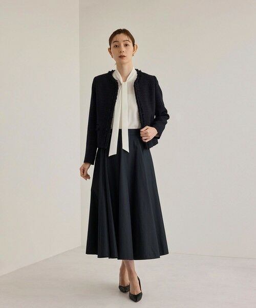 ROPE' / ロペ ミニ・ひざ丈スカート | ドライコットンフォルムフレアスカート | 詳細7