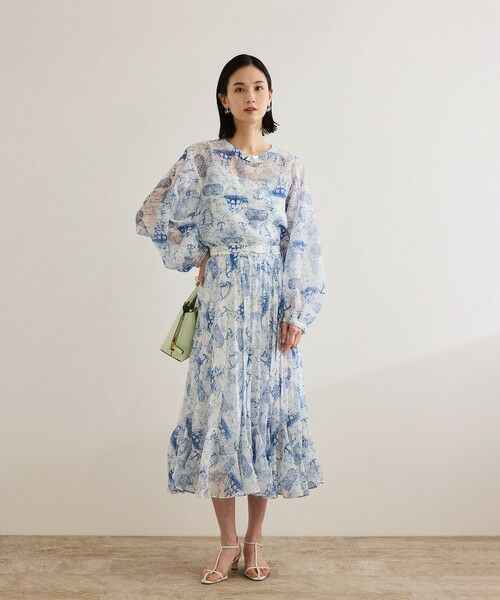 ROPE' / ロペ ミニ・ひざ丈スカート | 【洗える】トワルドジュイタックプリーツスカート | 詳細11