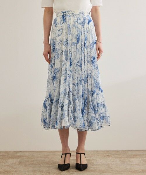 ROPE' / ロペ ミニ・ひざ丈スカート | 【洗える】トワルドジュイタックプリーツスカート | 詳細13