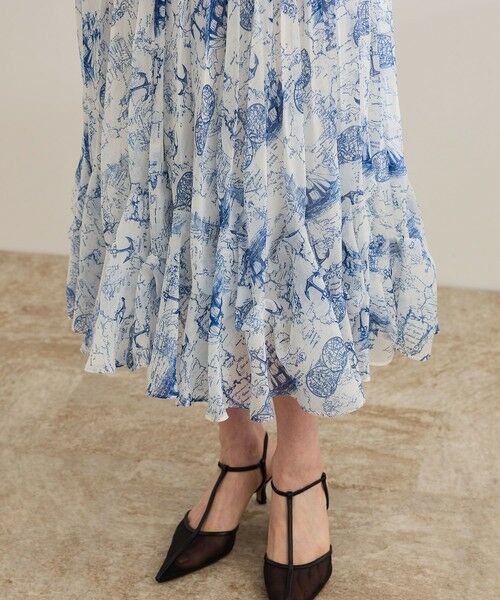 ROPE' / ロペ ミニ・ひざ丈スカート | 【洗える】トワルドジュイタックプリーツスカート | 詳細18