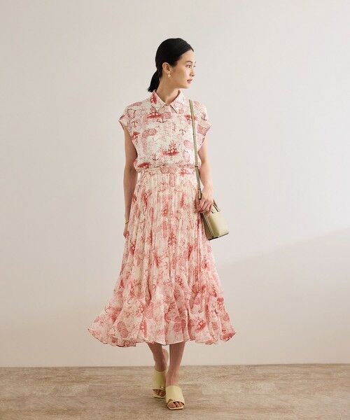 ROPE' / ロペ ミニ・ひざ丈スカート | 【洗える】トワルドジュイタックプリーツスカート | 詳細2