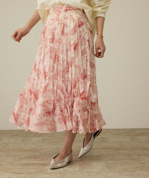 ROPE' / ロペ ミニ・ひざ丈スカート | 【洗える】トワルドジュイタックプリーツスカート | 詳細21