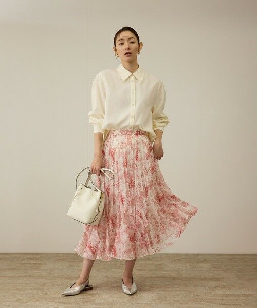 ROPE' / ロペ ミニ・ひざ丈スカート | 【洗える】トワルドジュイタックプリーツスカート | 詳細23