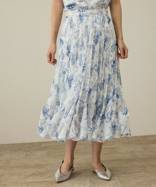 ROPE' / ロペ ミニ・ひざ丈スカート | 【洗える】トワルドジュイタックプリーツスカート | 詳細27