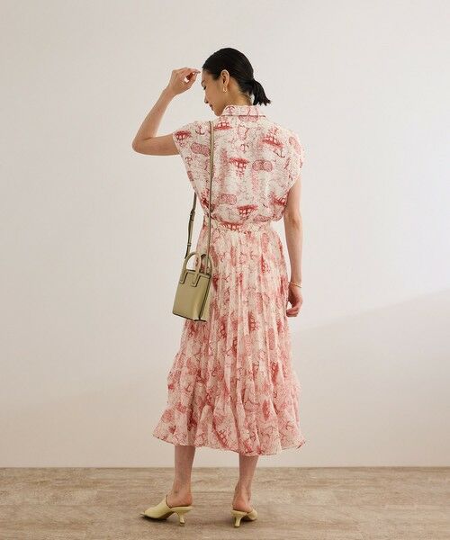 ROPE' / ロペ ミニ・ひざ丈スカート | 【洗える】トワルドジュイタックプリーツスカート | 詳細4