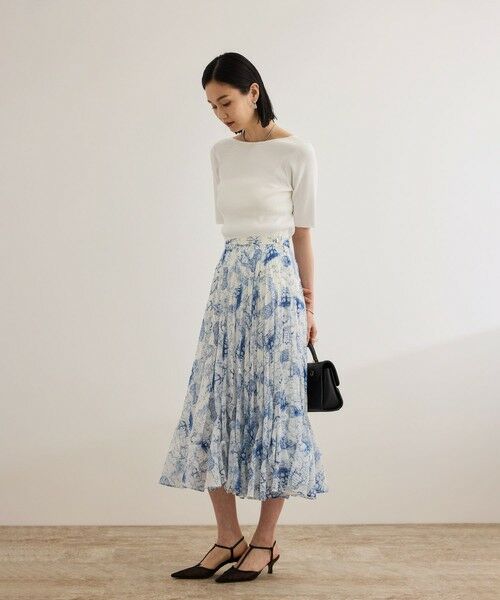 ROPE' / ロペ ミニ・ひざ丈スカート | 【洗える】トワルドジュイタックプリーツスカート | 詳細8