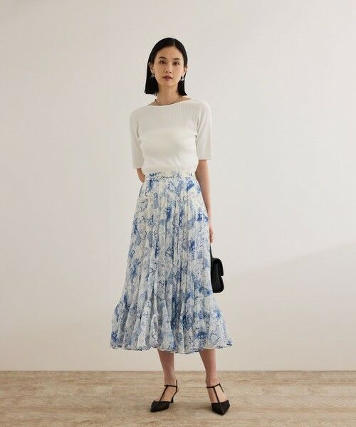 ROPE' / ロペ ミニ・ひざ丈スカート | 【洗える】トワルドジュイタックプリーツスカート | 詳細9