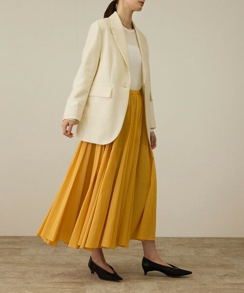 ROPE' / ロペ ミニ・ひざ丈スカート | コットンオーガンジーシアーボリュームスカート/イージーケア | 詳細1