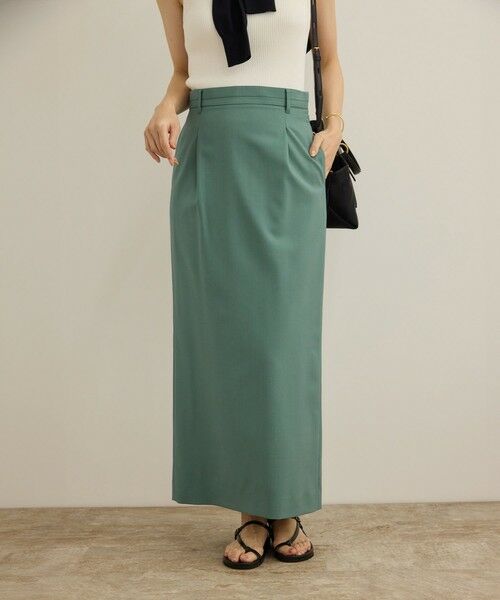 ROPE' / ロペ ミニ・ひざ丈スカート | 撥水ストレートロングスカート | 詳細3