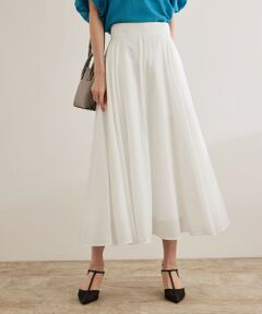 ROPE' / ロペ ミニ・ひざ丈スカート | 【洗える】ナイロンコットンタフタサーキュラースカート