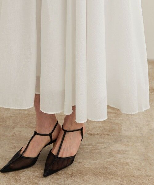 ROPE' / ロペ ミニ・ひざ丈スカート | 【洗える】ナイロンコットンタフタサーキュラースカート | 詳細11