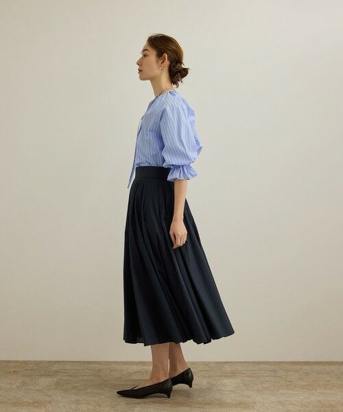 ROPE' / ロペ ミニ・ひざ丈スカート | 【洗える】ナイロンコットンタフタサーキュラースカート | 詳細18