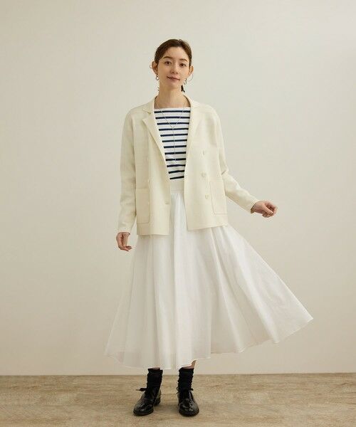 ROPE' / ロペ ミニ・ひざ丈スカート | 【洗える】ナイロンコットンタフタサーキュラースカート | 詳細22