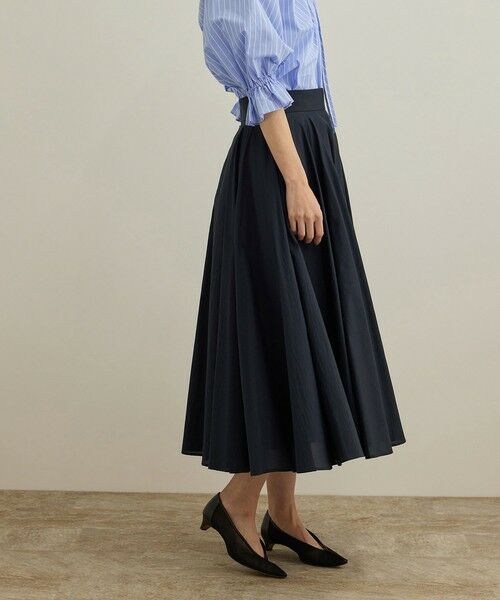 ROPE' / ロペ ミニ・ひざ丈スカート | 【洗える】ナイロンコットンタフタサーキュラースカート | 詳細23