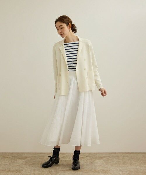 ROPE' / ロペ ミニ・ひざ丈スカート | 【洗える】ナイロンコットンタフタサーキュラースカート | 詳細25