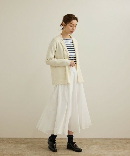 ROPE' / ロペ ミニ・ひざ丈スカート | 【洗える】ナイロンコットンタフタサーキュラースカート | 詳細26