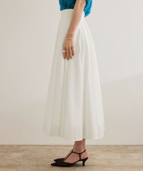 ROPE' / ロペ ミニ・ひざ丈スカート | 【洗える】ナイロンコットンタフタサーキュラースカート | 詳細6