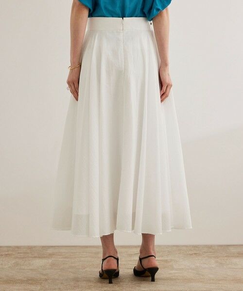 ROPE' / ロペ ミニ・ひざ丈スカート | 【洗える】ナイロンコットンタフタサーキュラースカート | 詳細7