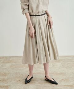 ROPE' / ロペ ロング・マキシ丈スカート | 【洗える】ヨーロピアンリネンフレアスカート/一部セットアップ対応