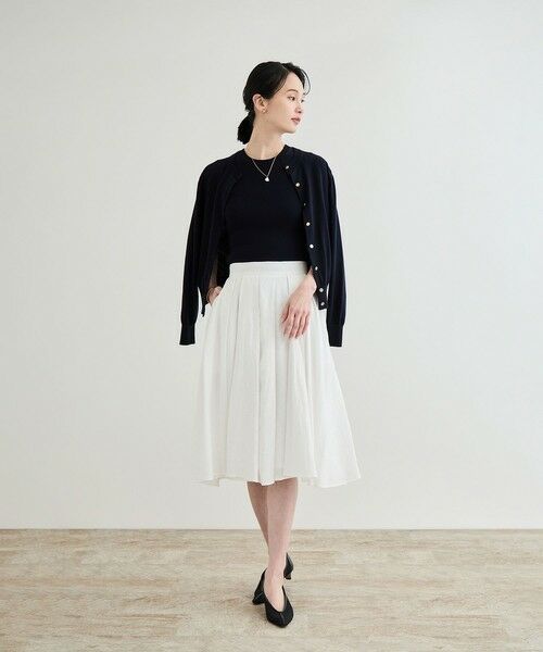 ROPE' / ロペ ロング・マキシ丈スカート | 【洗える】ヨーロピアンリネンフレアスカート/一部セットアップ対応 | 詳細8
