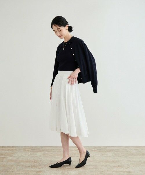 ROPE' / ロペ ロング・マキシ丈スカート | 【洗える】ヨーロピアンリネンフレアスカート/一部セットアップ対応 | 詳細9